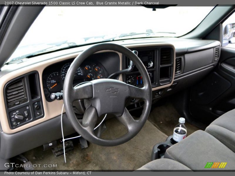Blue Granite Metallic / Dark Charcoal 2007 Chevrolet Silverado 1500 Classic LS Crew Cab