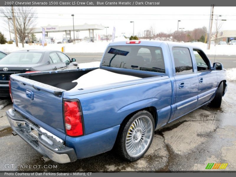 Blue Granite Metallic / Dark Charcoal 2007 Chevrolet Silverado 1500 Classic LS Crew Cab