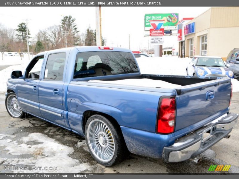 Blue Granite Metallic / Dark Charcoal 2007 Chevrolet Silverado 1500 Classic LS Crew Cab