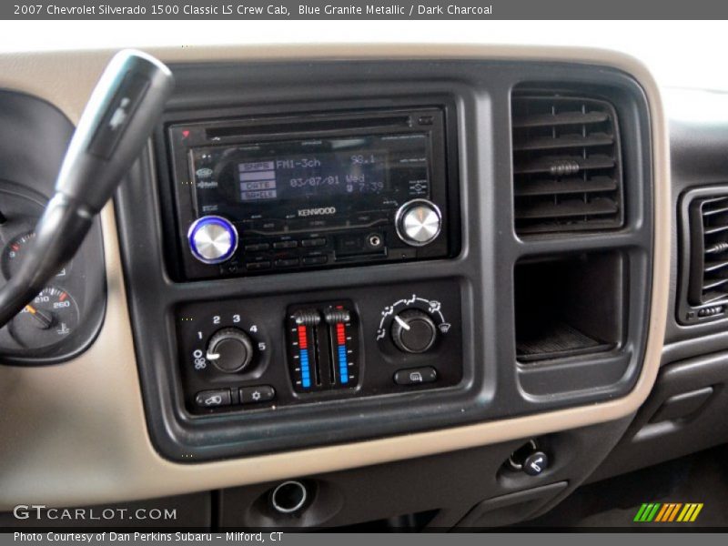 Blue Granite Metallic / Dark Charcoal 2007 Chevrolet Silverado 1500 Classic LS Crew Cab