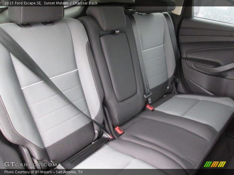 Sunset Metallic / Charcoal Black 2015 Ford Escape SE