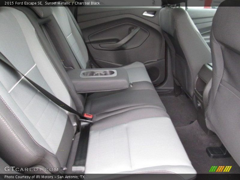 Sunset Metallic / Charcoal Black 2015 Ford Escape SE