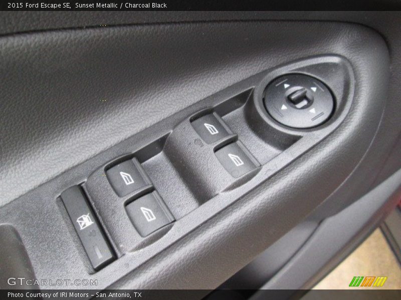 Sunset Metallic / Charcoal Black 2015 Ford Escape SE