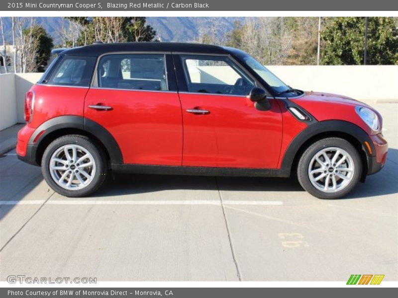 Blazing Red Metallic / Carbon Black 2015 Mini Countryman Cooper S