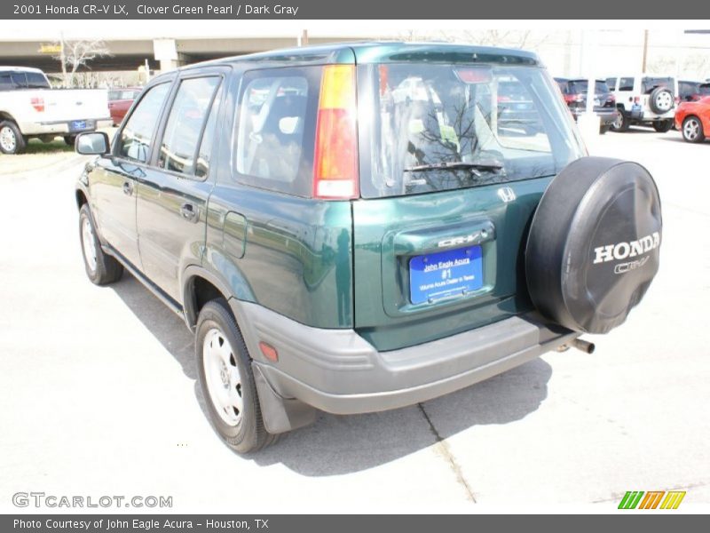 Clover Green Pearl / Dark Gray 2001 Honda CR-V LX