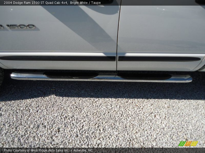 Bright White / Taupe 2004 Dodge Ram 1500 ST Quad Cab 4x4