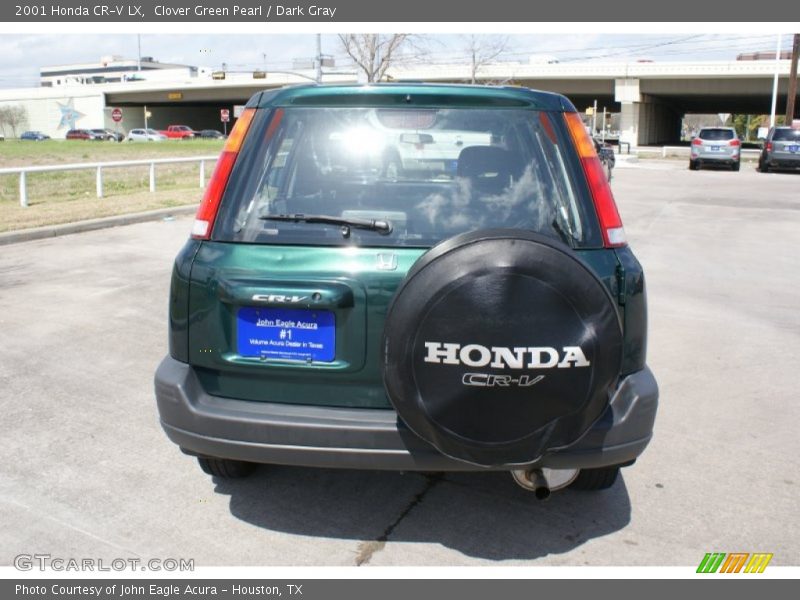 Clover Green Pearl / Dark Gray 2001 Honda CR-V LX