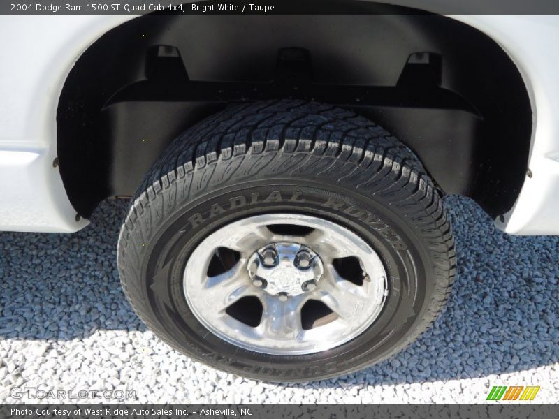 Bright White / Taupe 2004 Dodge Ram 1500 ST Quad Cab 4x4
