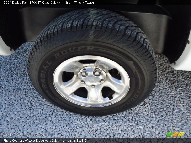 Bright White / Taupe 2004 Dodge Ram 1500 ST Quad Cab 4x4