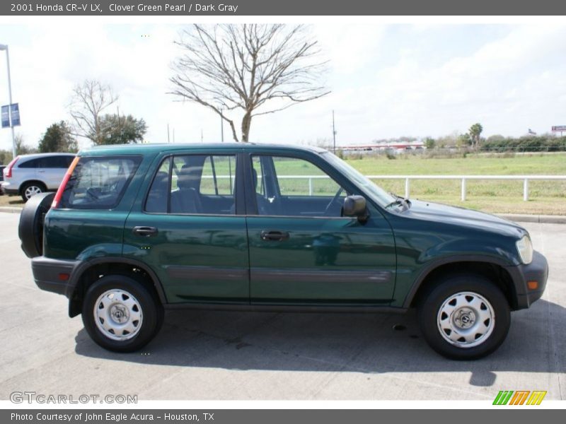 Clover Green Pearl / Dark Gray 2001 Honda CR-V LX
