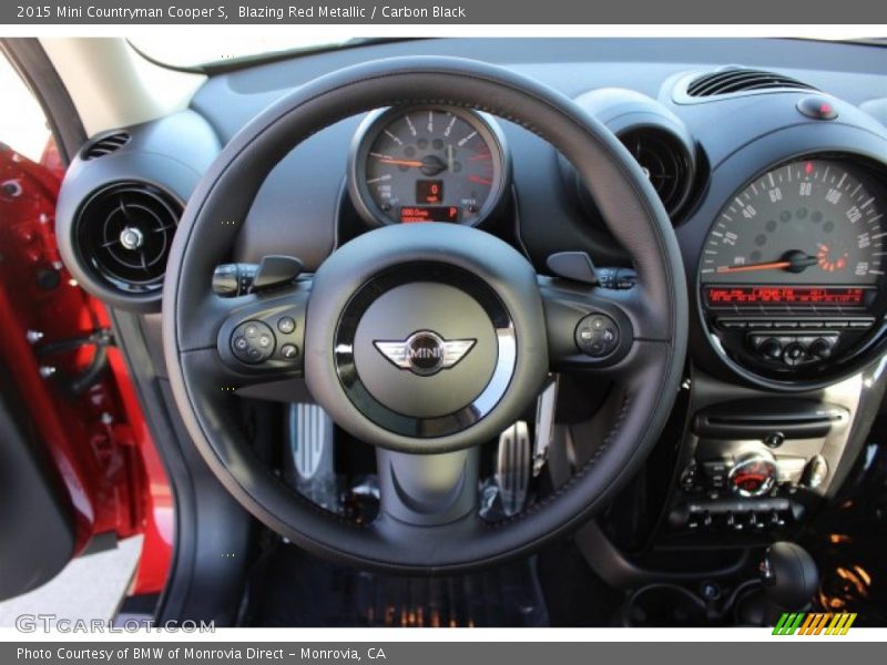 Blazing Red Metallic / Carbon Black 2015 Mini Countryman Cooper S