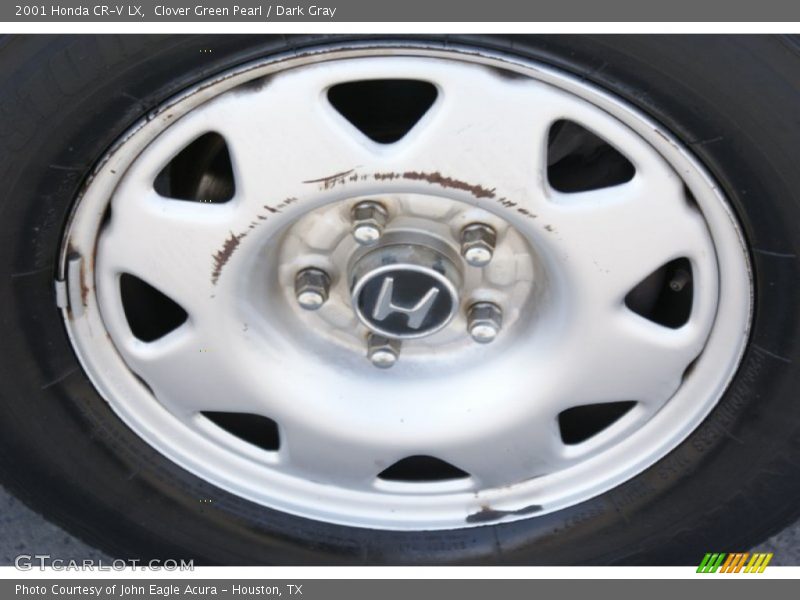 Clover Green Pearl / Dark Gray 2001 Honda CR-V LX