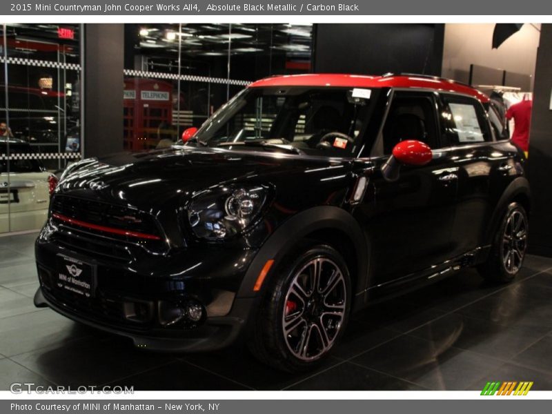 Absolute Black Metallic / Carbon Black 2015 Mini Countryman John Cooper Works All4