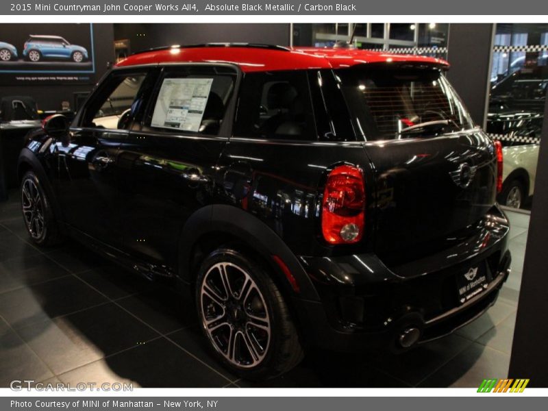 Absolute Black Metallic / Carbon Black 2015 Mini Countryman John Cooper Works All4