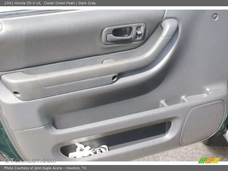 Clover Green Pearl / Dark Gray 2001 Honda CR-V LX