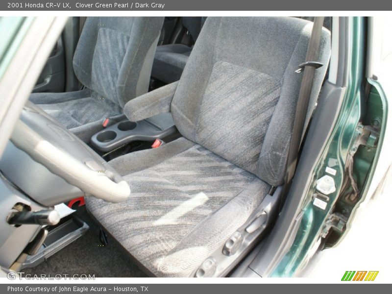 Clover Green Pearl / Dark Gray 2001 Honda CR-V LX