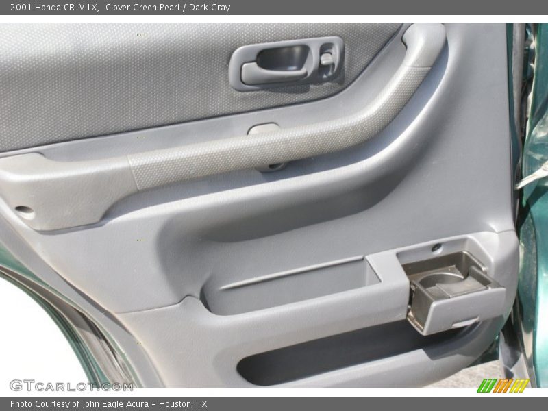 Clover Green Pearl / Dark Gray 2001 Honda CR-V LX