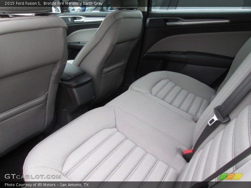 Bronze Fire Metallic / Earth Gray 2015 Ford Fusion S