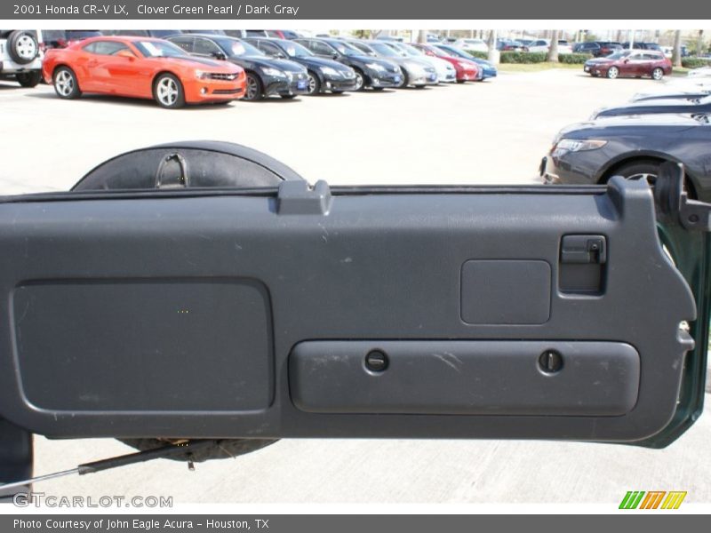 Clover Green Pearl / Dark Gray 2001 Honda CR-V LX