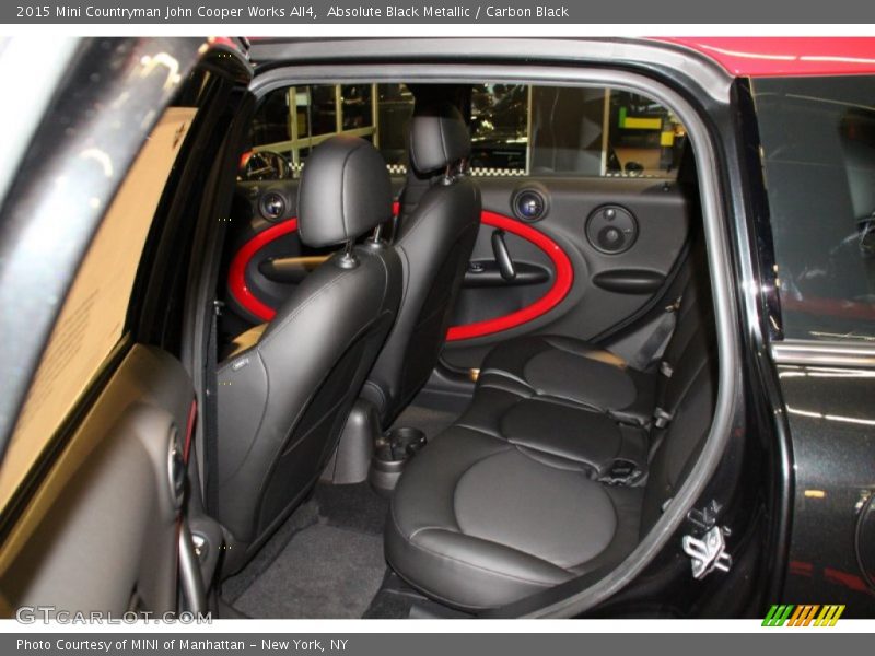 Rear Seat of 2015 Countryman John Cooper Works All4