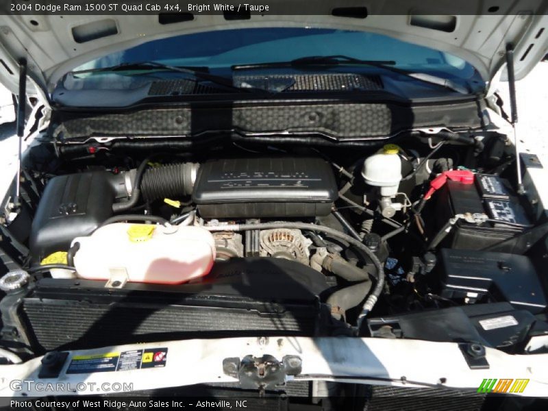 Bright White / Taupe 2004 Dodge Ram 1500 ST Quad Cab 4x4