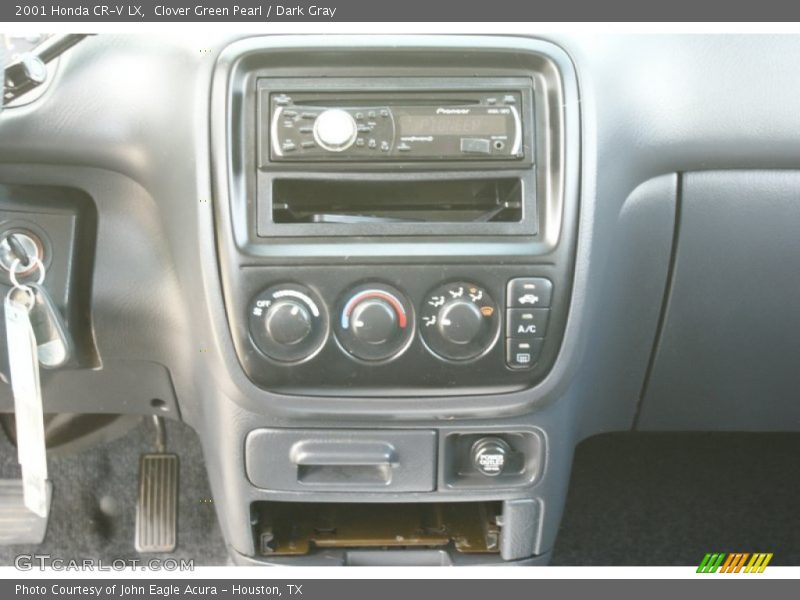 Clover Green Pearl / Dark Gray 2001 Honda CR-V LX