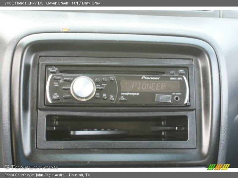 Clover Green Pearl / Dark Gray 2001 Honda CR-V LX