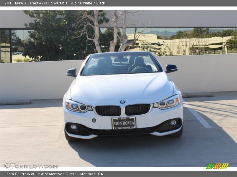 Alpine White / Black 2015 BMW 4 Series 428i Convertible