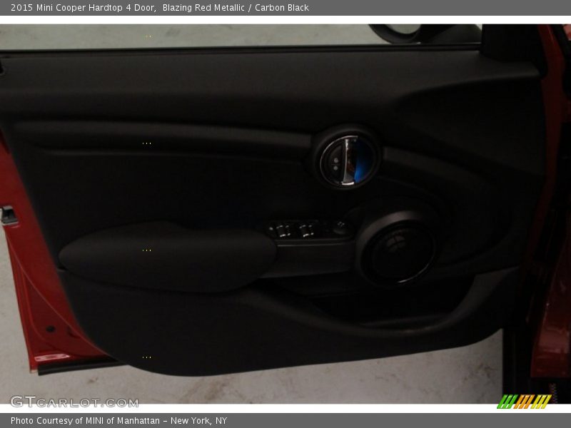 Blazing Red Metallic / Carbon Black 2015 Mini Cooper Hardtop 4 Door