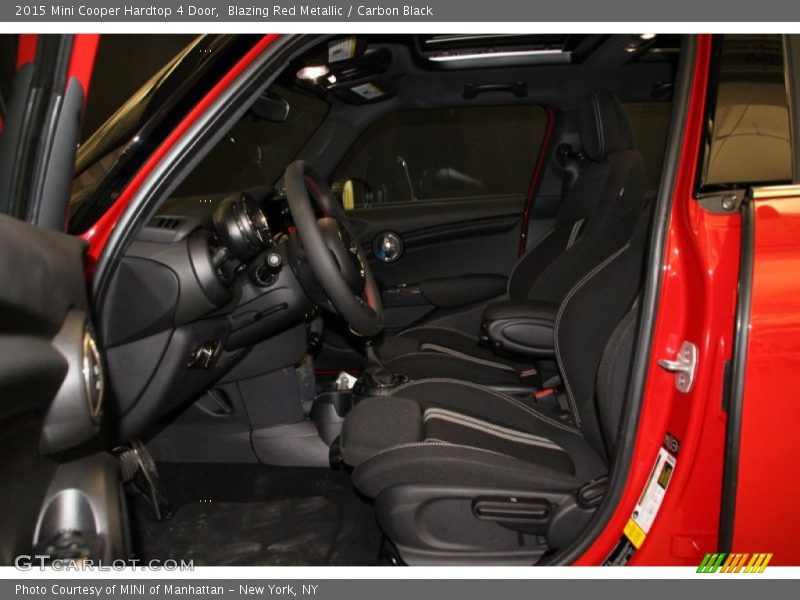 Blazing Red Metallic / Carbon Black 2015 Mini Cooper Hardtop 4 Door
