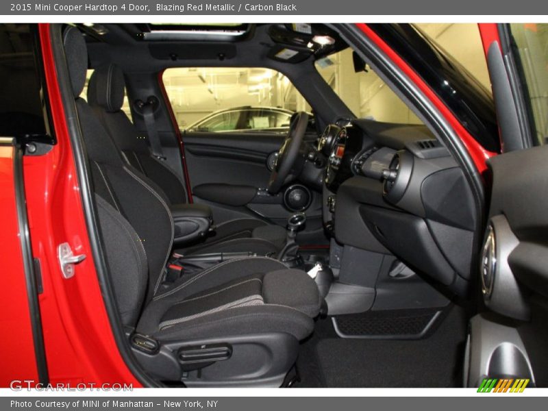 Blazing Red Metallic / Carbon Black 2015 Mini Cooper Hardtop 4 Door