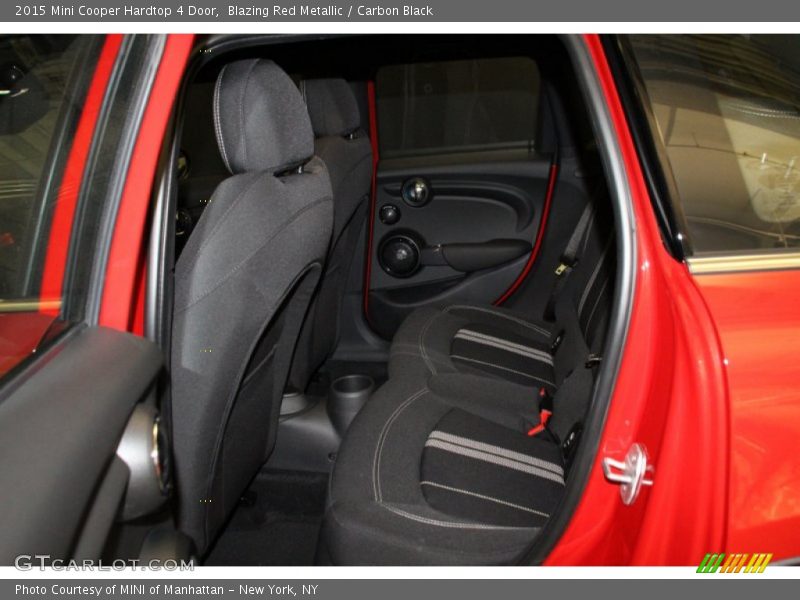 Blazing Red Metallic / Carbon Black 2015 Mini Cooper Hardtop 4 Door