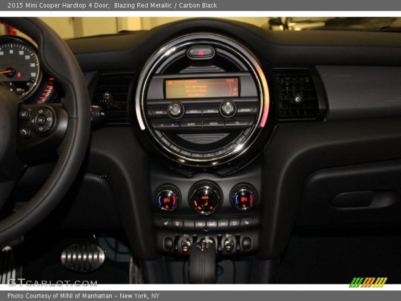 Blazing Red Metallic / Carbon Black 2015 Mini Cooper Hardtop 4 Door