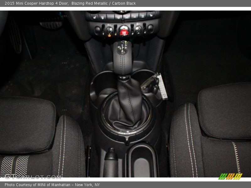Blazing Red Metallic / Carbon Black 2015 Mini Cooper Hardtop 4 Door