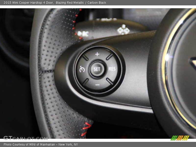 Blazing Red Metallic / Carbon Black 2015 Mini Cooper Hardtop 4 Door
