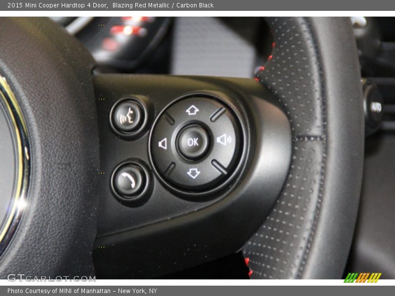 Blazing Red Metallic / Carbon Black 2015 Mini Cooper Hardtop 4 Door