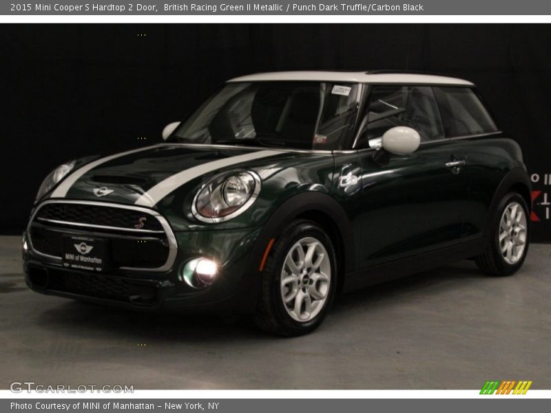 British Racing Green II Metallic / Punch Dark Truffle/Carbon Black 2015 Mini Cooper S Hardtop 2 Door