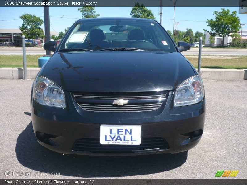 Black / Ebony 2008 Chevrolet Cobalt Sport Coupe