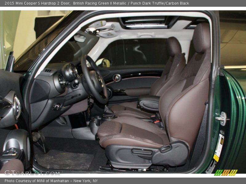 British Racing Green II Metallic / Punch Dark Truffle/Carbon Black 2015 Mini Cooper S Hardtop 2 Door