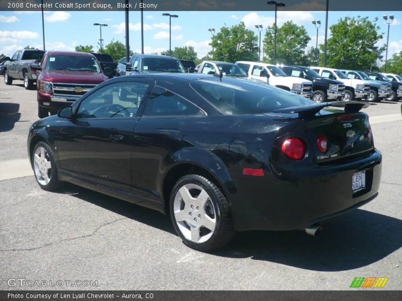 Black / Ebony 2008 Chevrolet Cobalt Sport Coupe