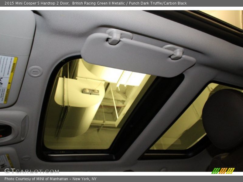 British Racing Green II Metallic / Punch Dark Truffle/Carbon Black 2015 Mini Cooper S Hardtop 2 Door