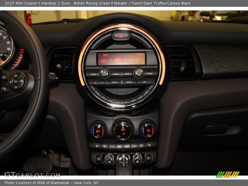 British Racing Green II Metallic / Punch Dark Truffle/Carbon Black 2015 Mini Cooper S Hardtop 2 Door