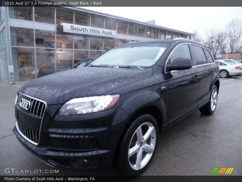 Night Black / Black 2015 Audi Q7 3.0 Prestige quattro