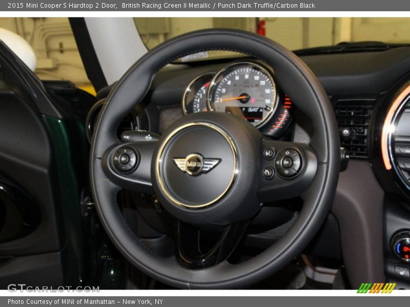 British Racing Green II Metallic / Punch Dark Truffle/Carbon Black 2015 Mini Cooper S Hardtop 2 Door