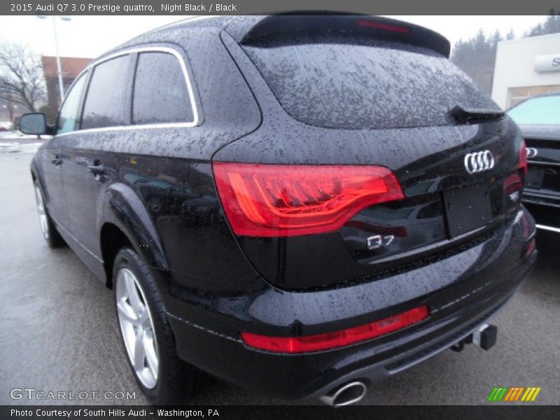 Night Black / Black 2015 Audi Q7 3.0 Prestige quattro