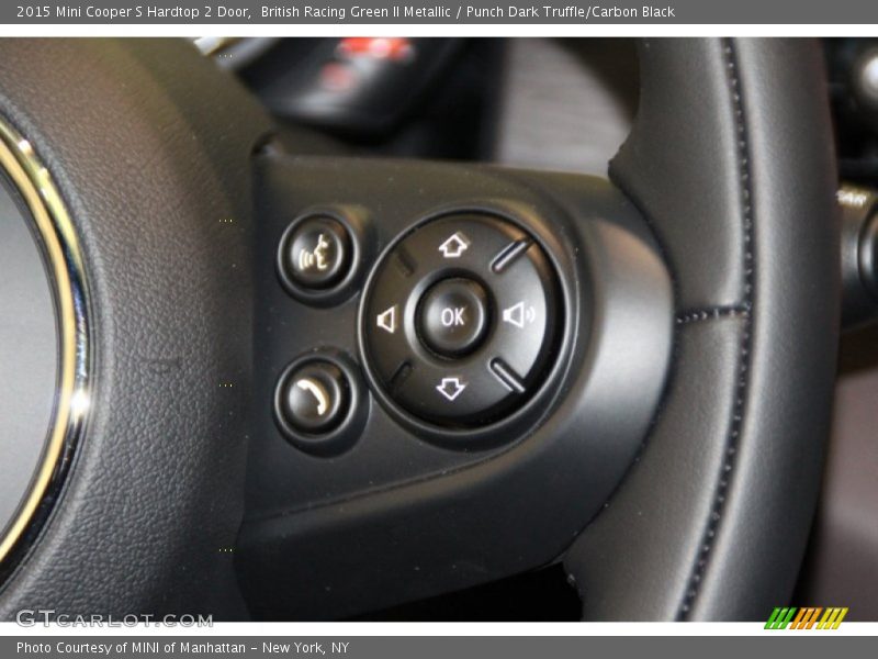 British Racing Green II Metallic / Punch Dark Truffle/Carbon Black 2015 Mini Cooper S Hardtop 2 Door