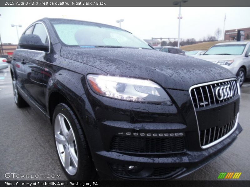 Night Black / Black 2015 Audi Q7 3.0 Prestige quattro