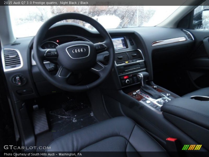 Night Black / Black 2015 Audi Q7 3.0 Prestige quattro