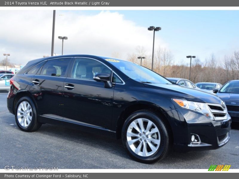 Attitude Black Metallic / Light Gray 2014 Toyota Venza XLE