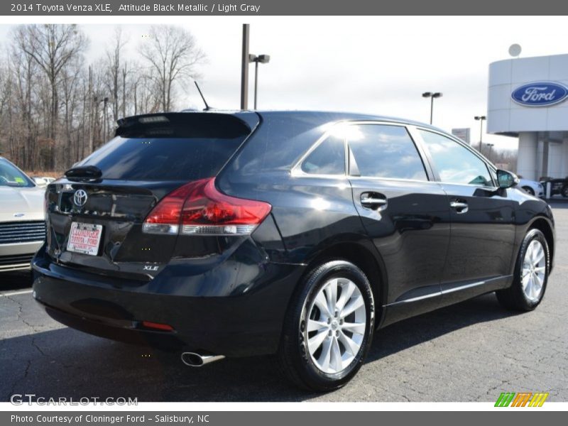 Attitude Black Metallic / Light Gray 2014 Toyota Venza XLE